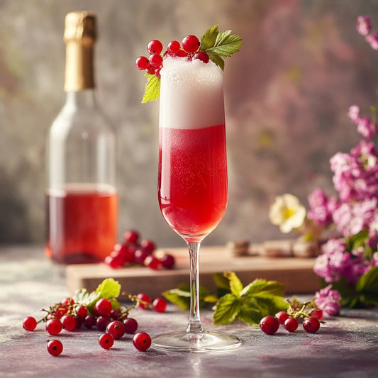 Zesty Prosecco Foam With Redcurrant Juice Recipe